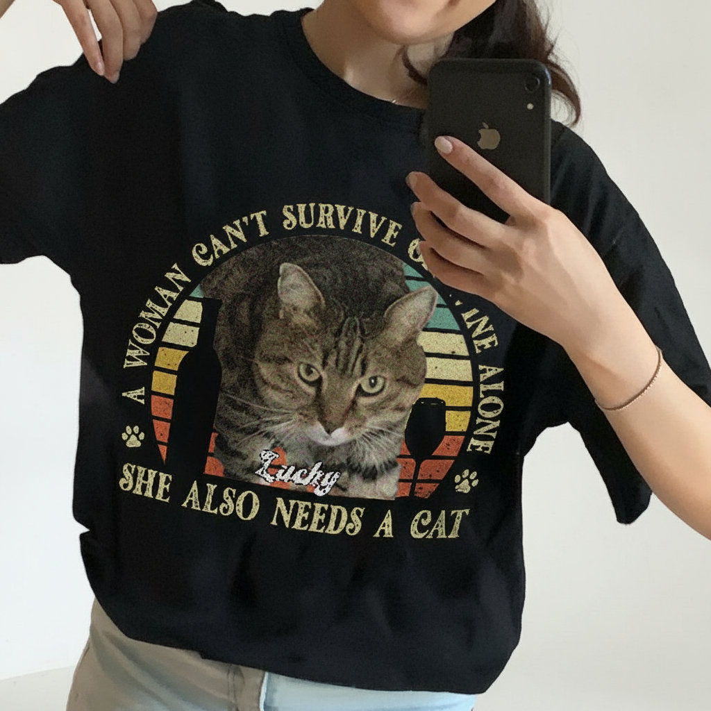 Custom Ut98 Dogcat T-Shirt — Gift for Cat Lovers 5KHTQ