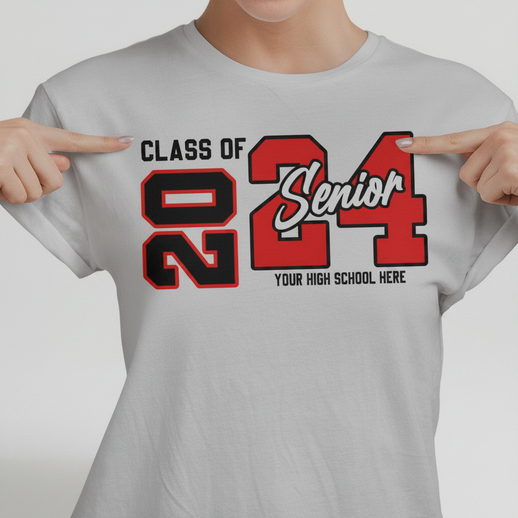 Custom Class Senior Graduation T-Shirt — Custom Gift DP7RV