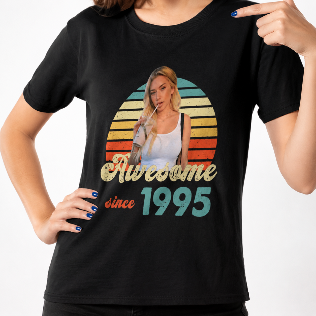 Custom Ah97 Vintage Retro Awesome T-Shirt — Custom Gift B7RC2