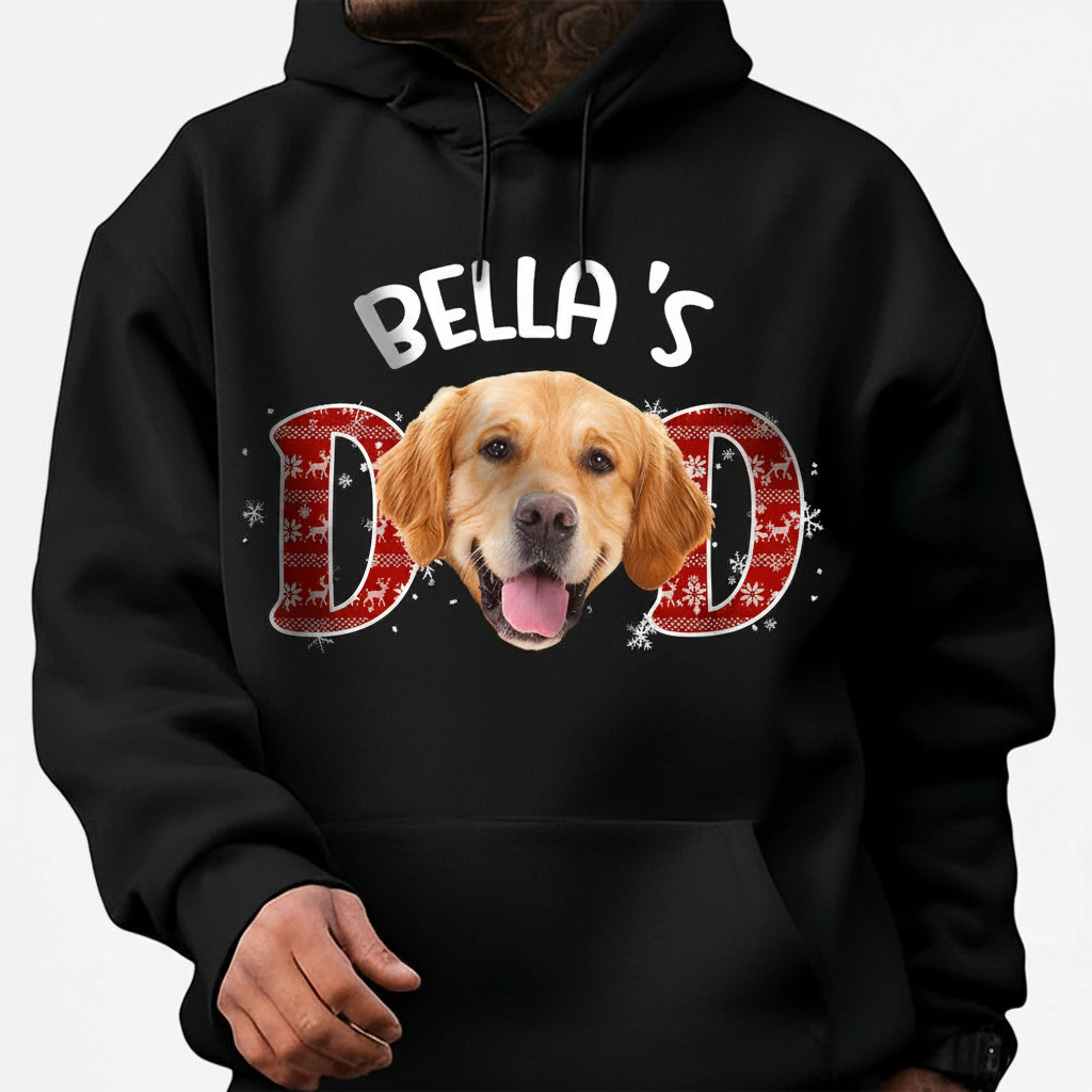 Custom Hpt Dog Cat Dad T-Shirt — Gift for Dad M65GR