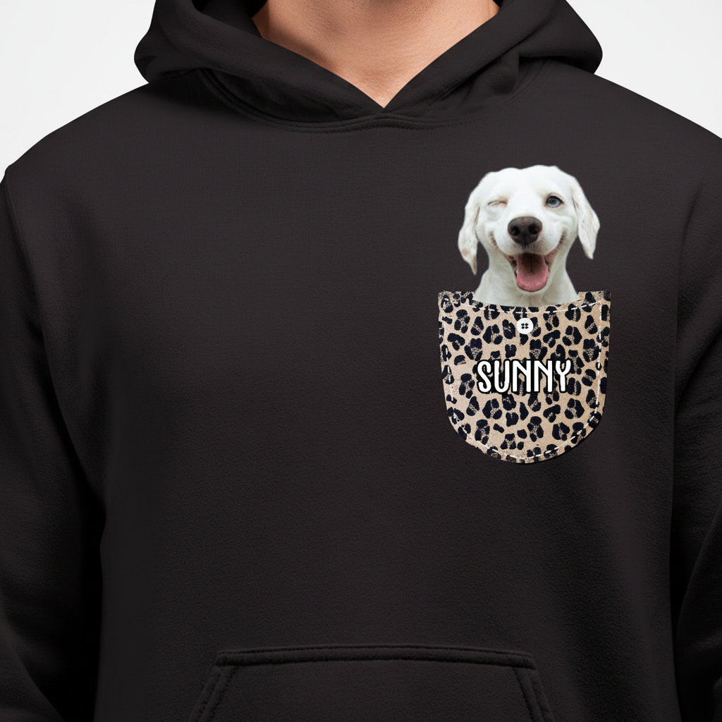 Custom Na96 Petpocket Photocustom T-Shirt — Gift for Pet Lovers M78PD