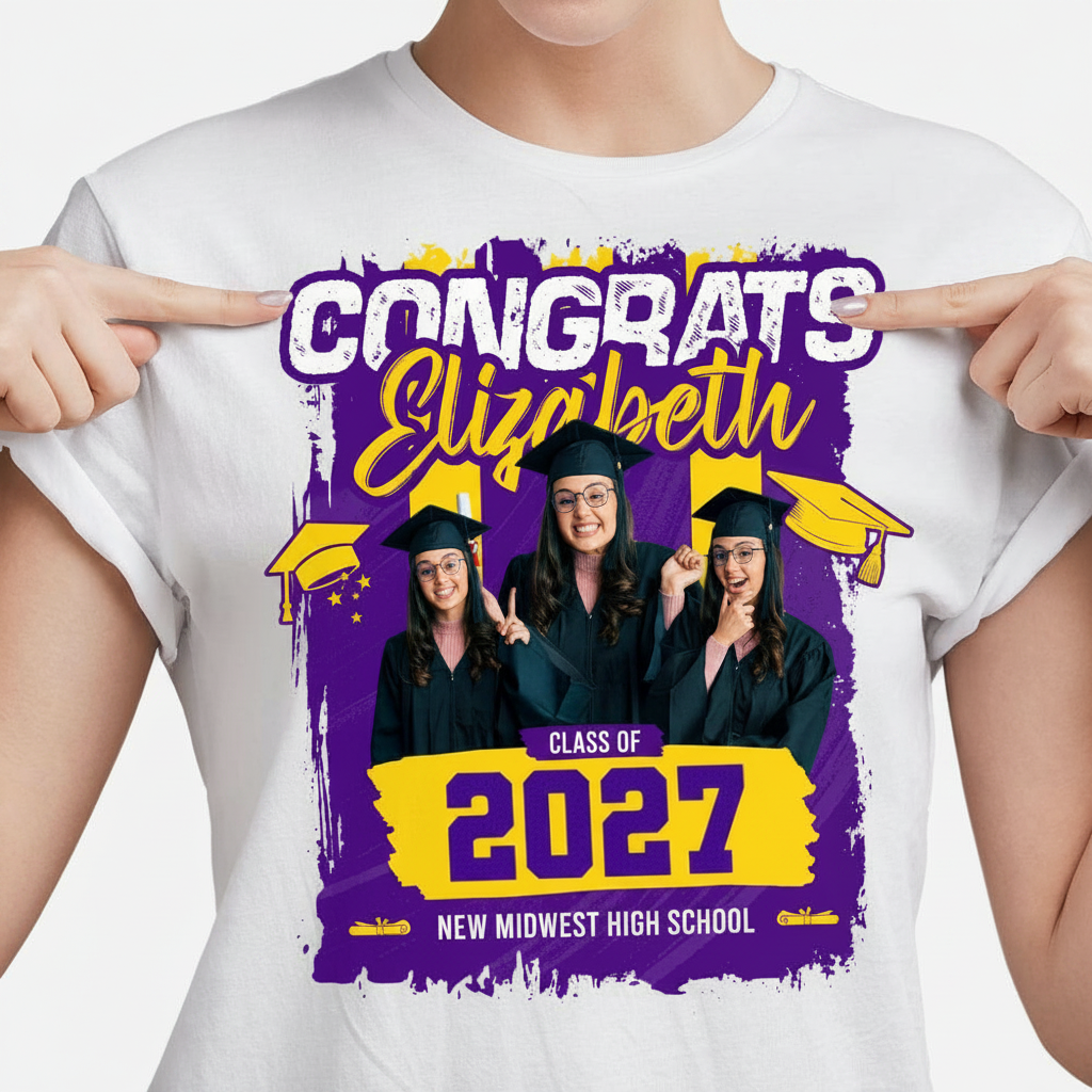 Custom Congrats You Graduation T-Shirt — Custom Gift 73QF9