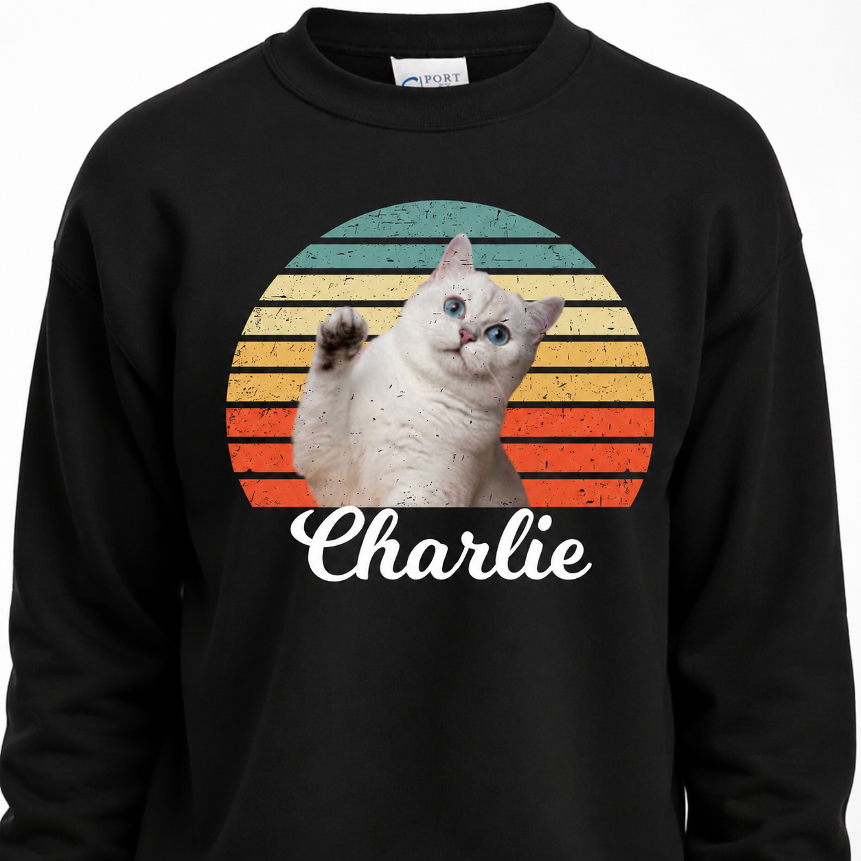 Custom Dog Cat Vintage Retro T-Shirt — Gift for Cat Lovers 8RJ23