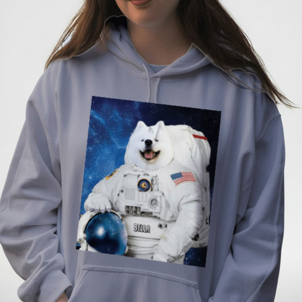 Custom Dog Funny Pet Astronaut T-Shirt — Gift for Dog Lovers 9V2SP