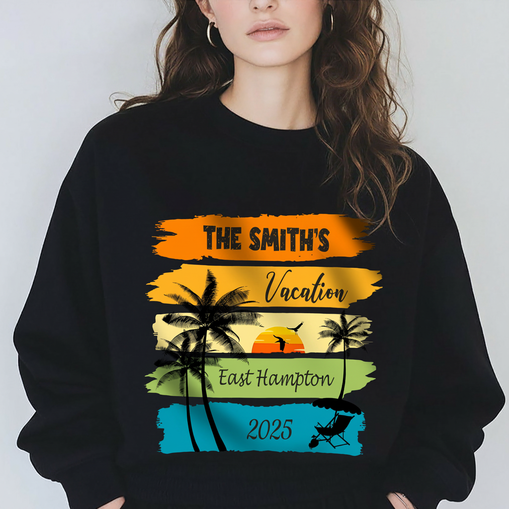 Custom Vth Family Vacation Shirts T-Shirt — Family Gift UHCU8