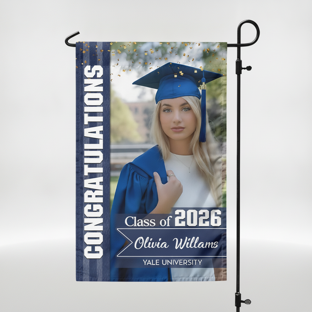 Custom Vth Congratulations Class Graduation Garden Flag — Custom Gift GT6H6