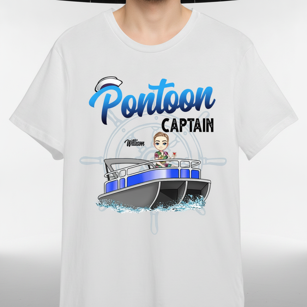Custom Boating Pontoon Captain Hat — Custom Gift YR4WY