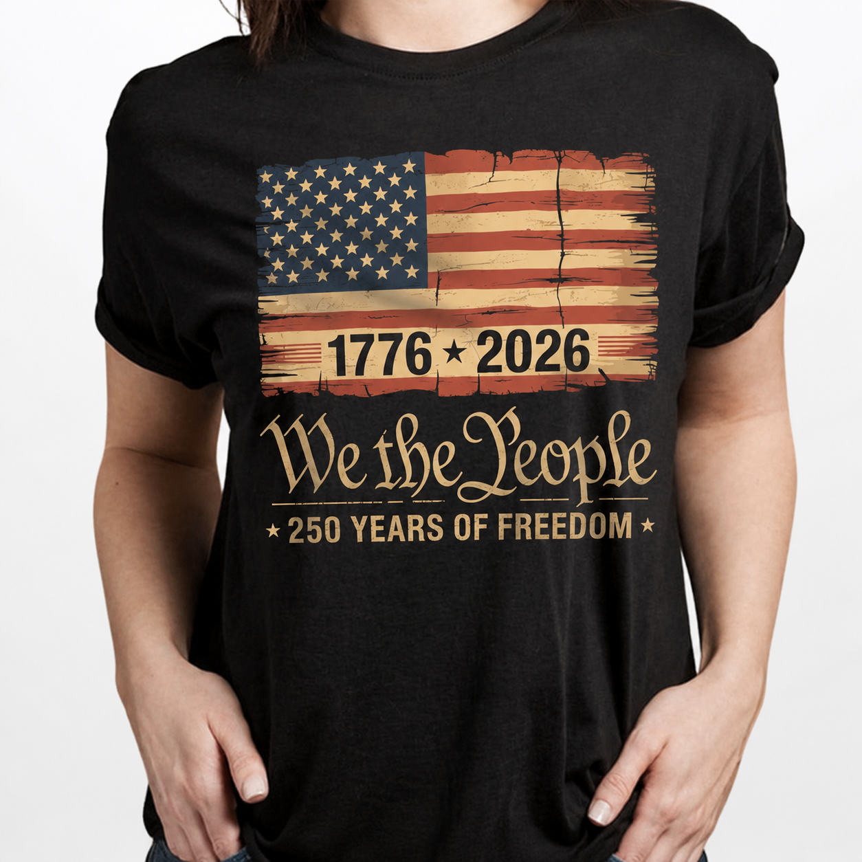Custom America 250th Birthday Us Garden Flag — Patriotic Gift NPZB8