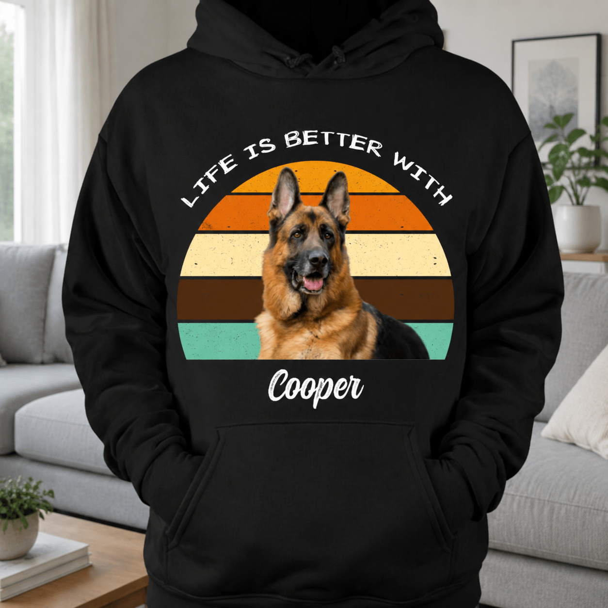 Custom Life Is Better Dog T-Shirt — Gift for Dog Lovers WAVFU