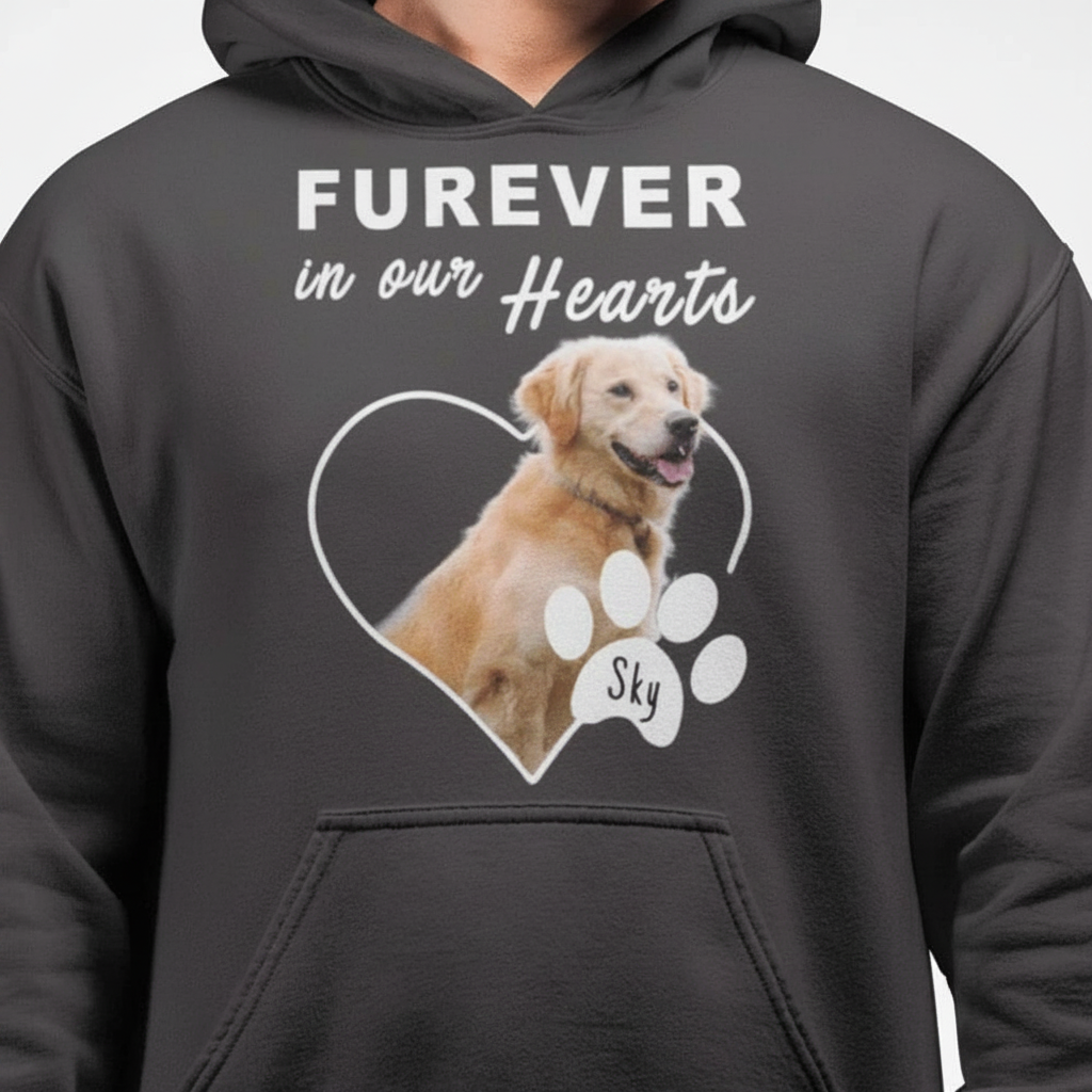 Custom Na96 Dogshirt Fureverinourhearts T-Shirt — Gift for Dog Lovers QW5XC