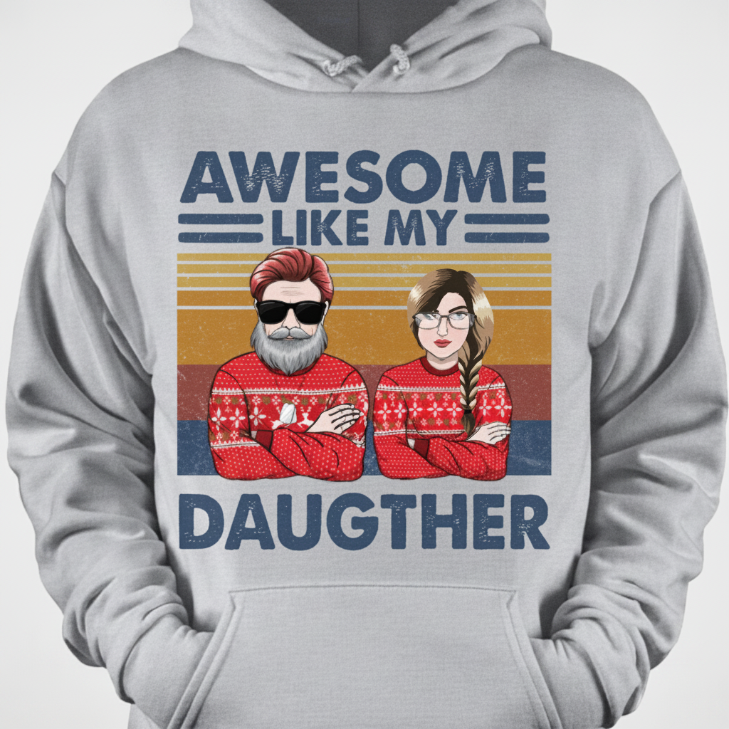 Custom Like Father Daughter Oh T-Shirt — Gift for Dad FRXSC