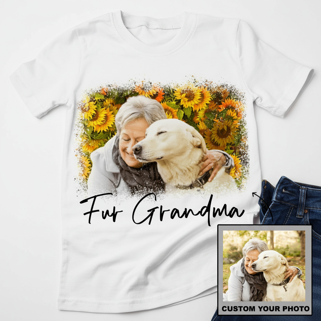 Custom Na96 Dogphotocustom Furmama T-Shirt — Gift for Dog Lovers E7PCS