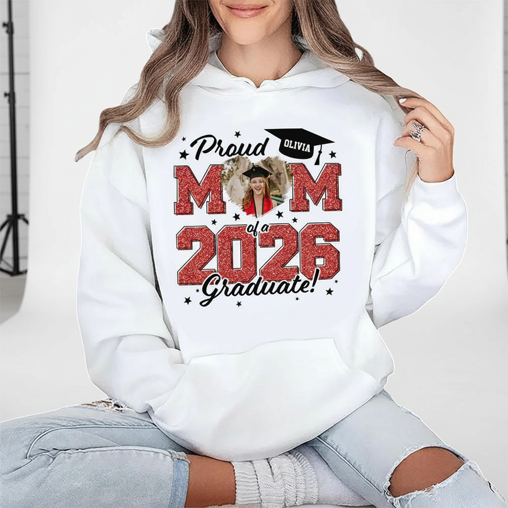 Custom Proud Mom Dad Graduate T-Shirt — Gift for Dad HMWCD