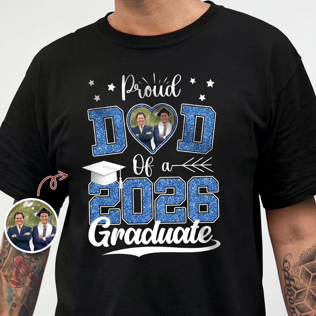 Custom Nlhl Congrats Graduation Dark T-Shirt — Custom Gift 2SAT8