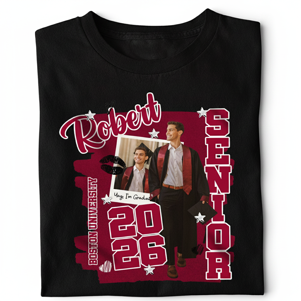Custom Vth Senior Graduation Class T-Shirt — Custom Gift 8YD7B