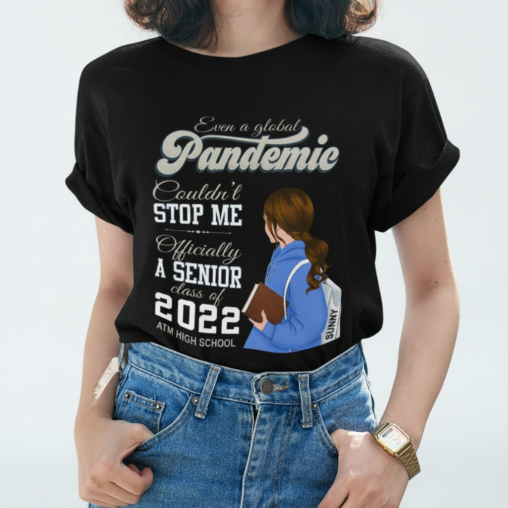 Custom Ltt98 Backtoschool Evenglobalpandemic2 T-Shirt — Custom Gift K433W