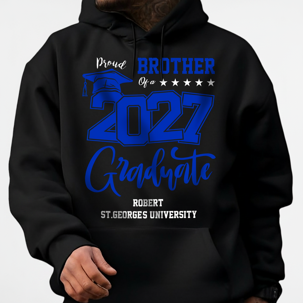 Custom Mha Proud Family Graduate T-Shirt — Family Gift N9536