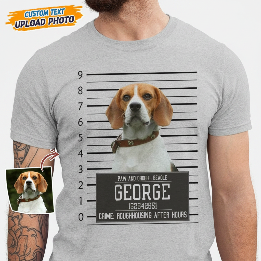 Custom Personal Stalker Dog T-Shirt — Gift for Dog Lovers FZHYK