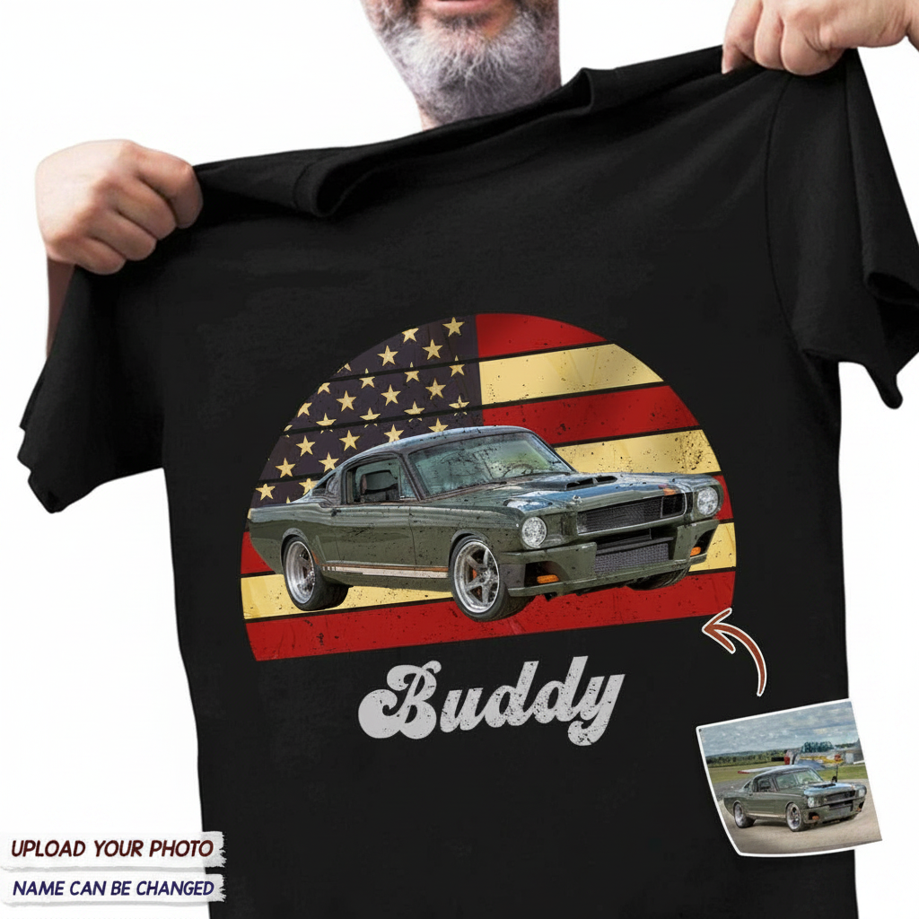 Custom Car Vintage Retro T-Shirt — Custom Gift SHY2E