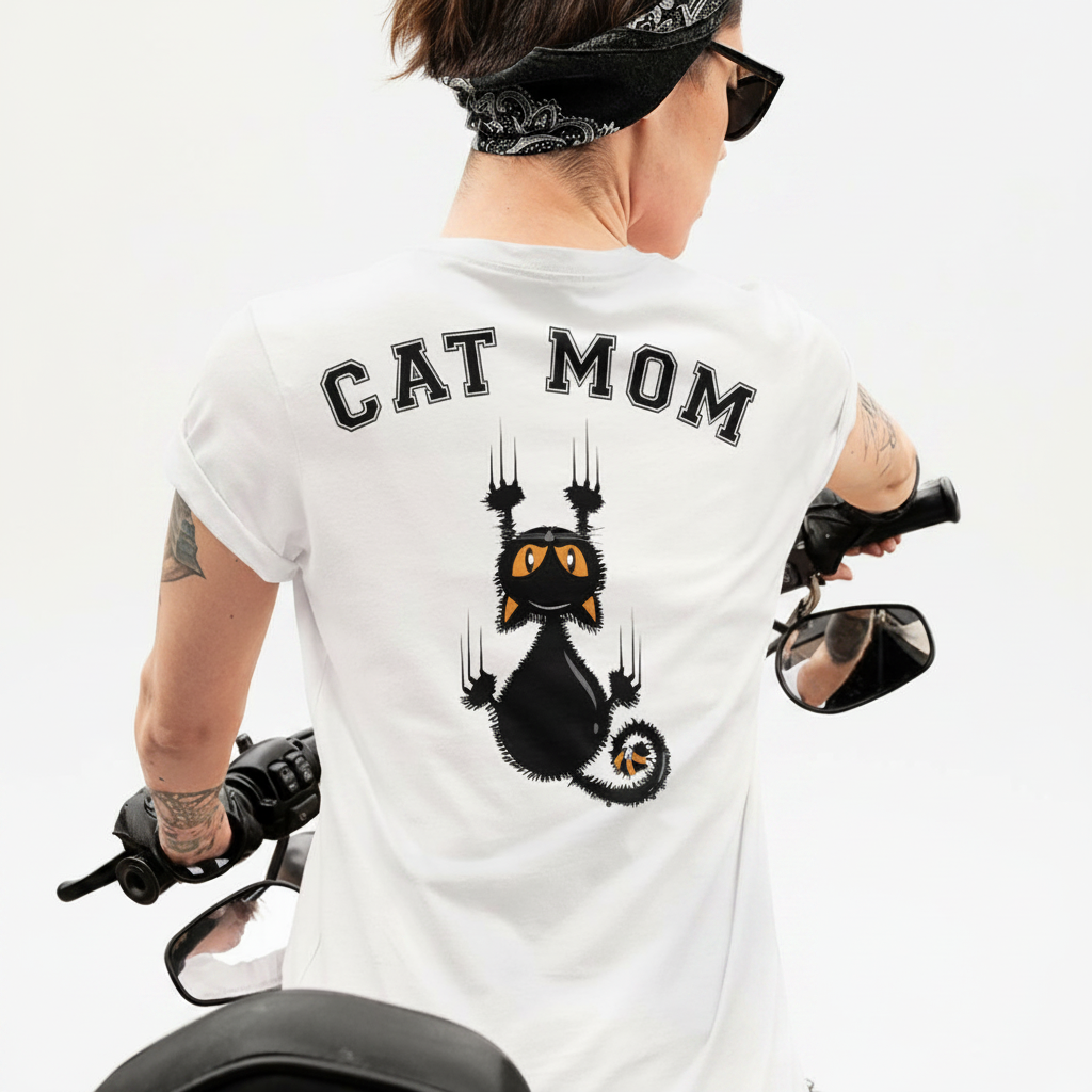 Custom Cat Dad Mom Bright T-Shirt — Gift for Dad 3538Y