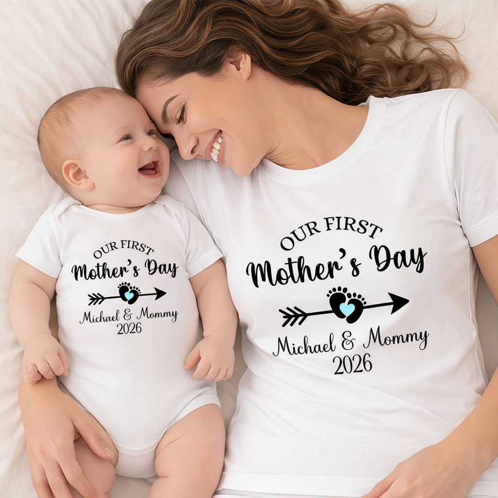 Custom Vth Personalised Our First T-Shirt — Gift for Mom 62TRB
