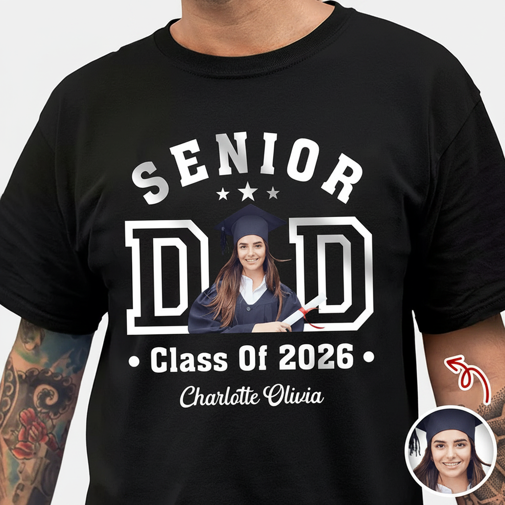 Custom Senior Mom Dad Class T-Shirt — Gift for Dad 28JSB