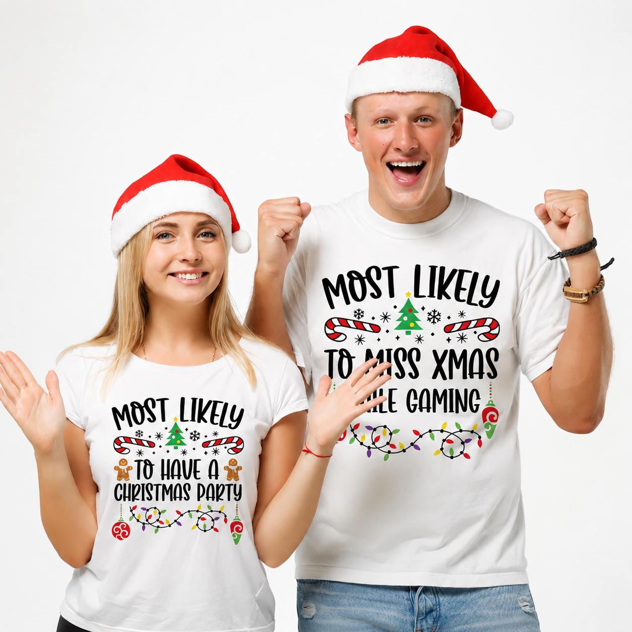 Custom Customize Quote Most Likely T-Shirt — Christmas Gift AC6SD