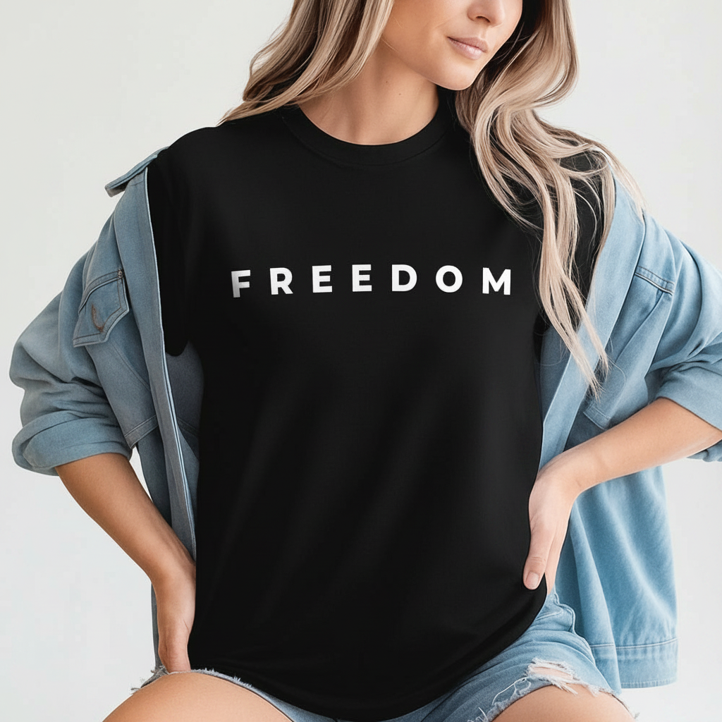 Custom Mha Charlie Kirk Freedom T-Shirt — Custom Gift EB8M3