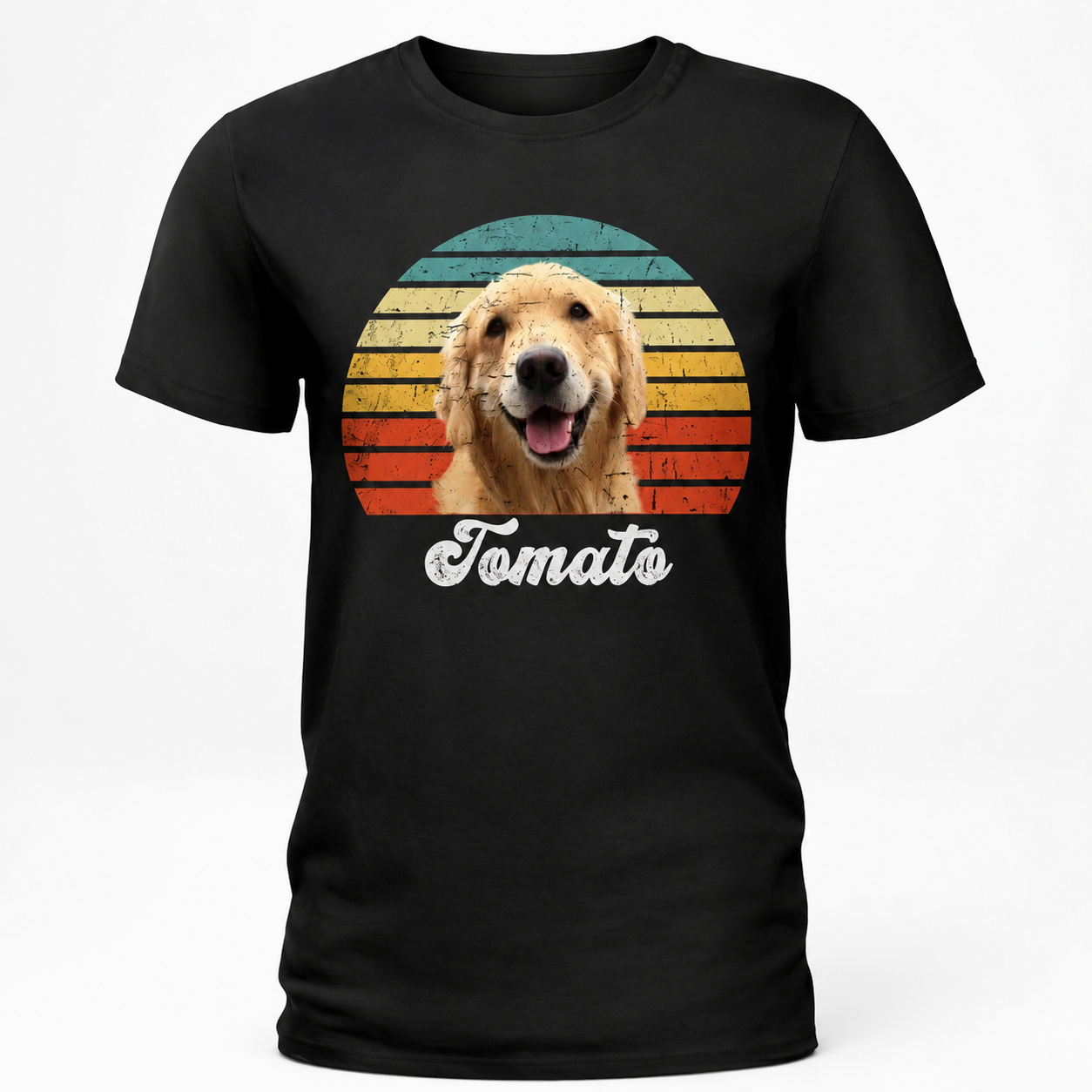 Custom Dog Vintage Retro T-Shirt — Gift for Dog Lovers F3V7K