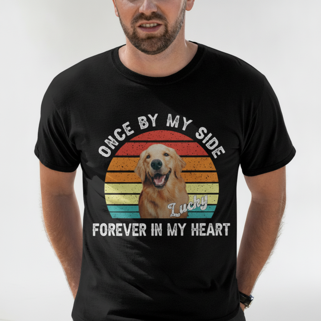 Custom Ltt98 Dog Oncebyemyside T-Shirt — Gift for Dog Lovers 2VSSC
