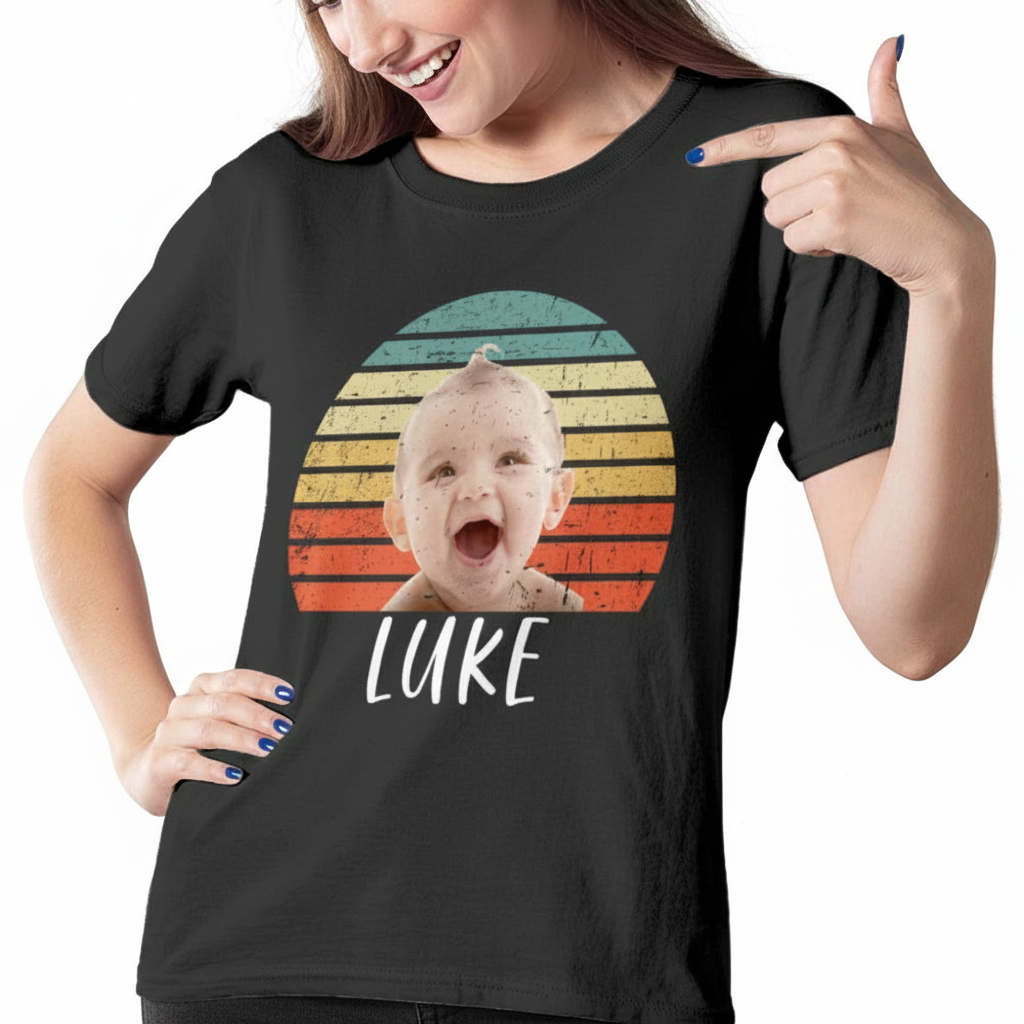 Custom Vintage Retro Face T-Shirt — Custom Gift ZSZCU