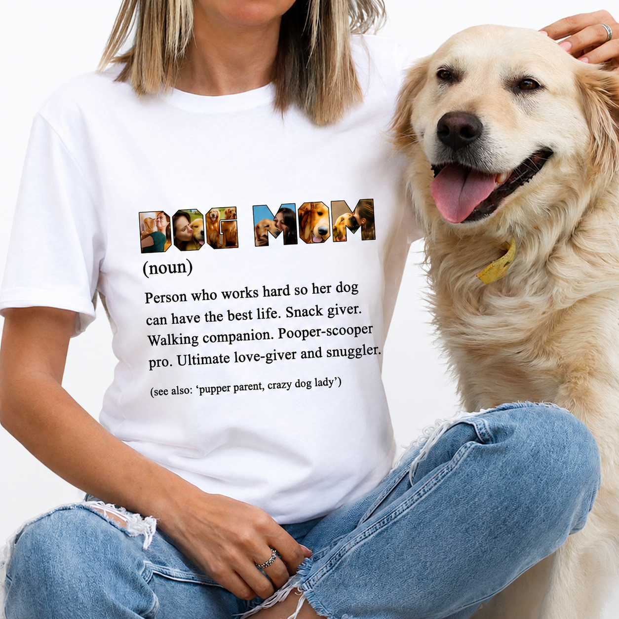 Custom Dog Mom T-Shirt — Gift for Mom 4ANE2
