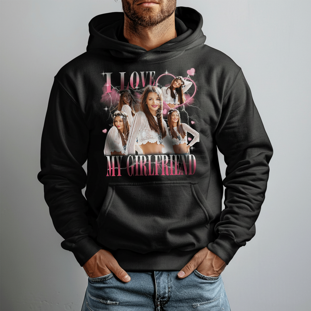 Custom Love My Boyfriend Girlfriend T-Shirt — Gift for Him XV9ET