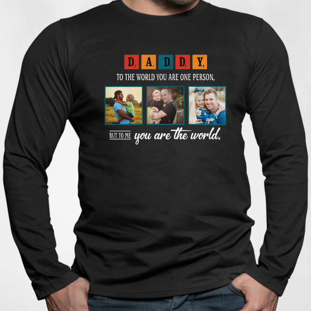Custom Daddy Fathers Day H358 T-Shirt — Gift for Dad DZSMK