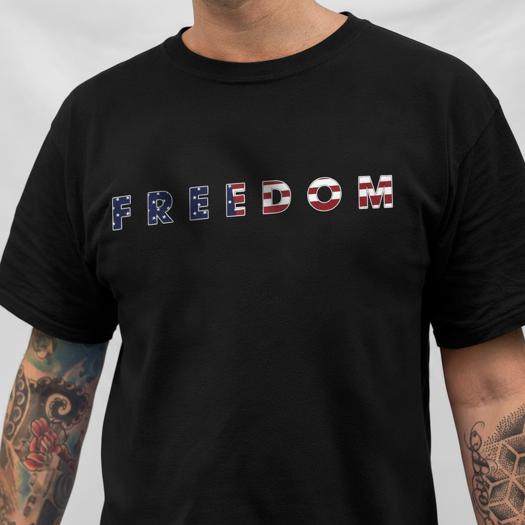 Custom Freedom Usa Eagles 250th T-Shirt — Patriotic Gift 6UFZ2
