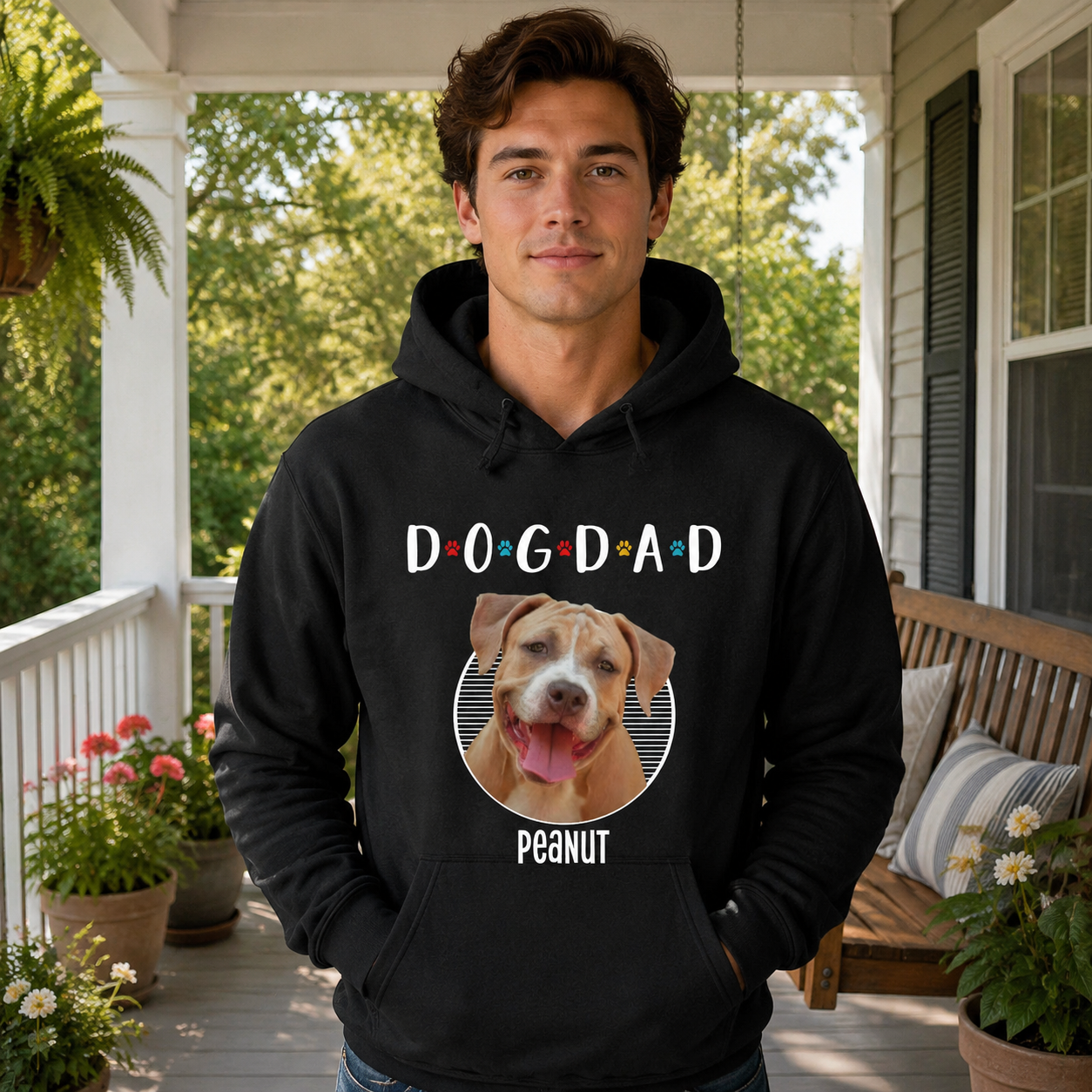 Custom Dog Dad Mom H487 T-Shirt — Gift for Dad H8P82
