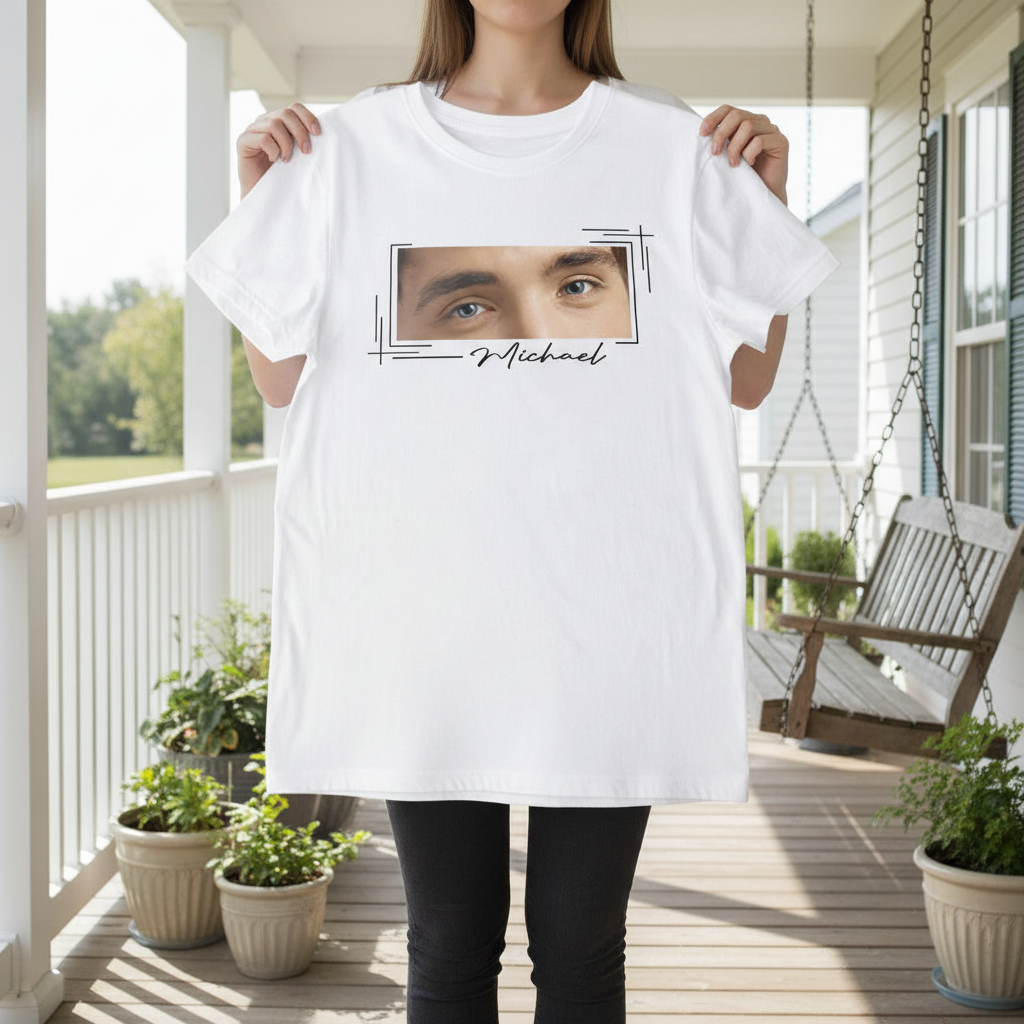 Custom Eyes Name T-Shirt — Custom Gift MUKB6