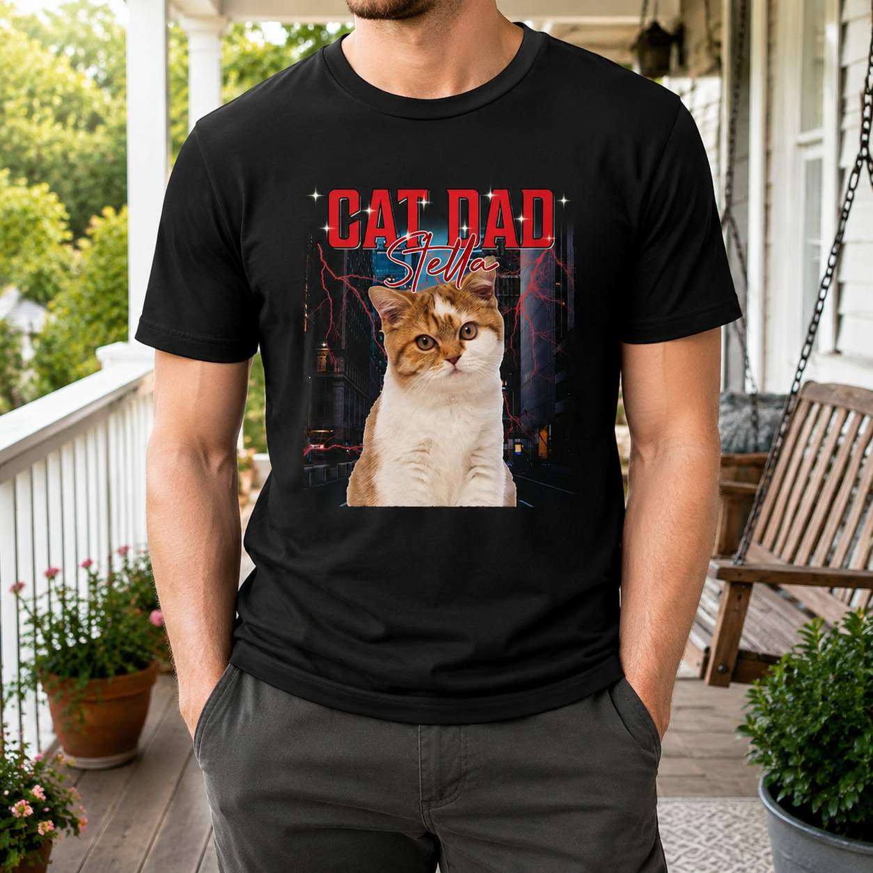 Custom Cat Lover T-Shirt — Gift for Cat Lovers YDRFC