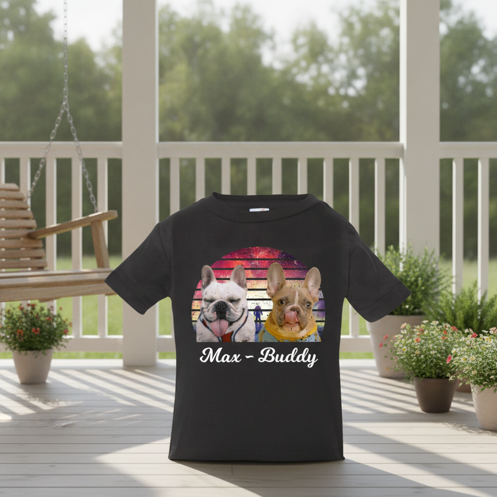 Custom Dog Cat Vintage Retro T-Shirt — Gift for Cat Lovers DXECA