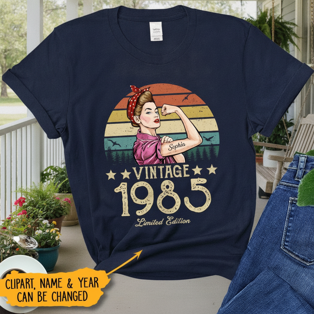 Custom Vintage Limited Edition Mothers T-Shirt — Gift for Mom FPGKK