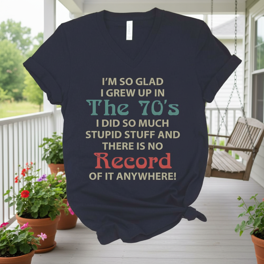 Custom Glad Grew Up T-Shirt — Custom Gift 4CGM9