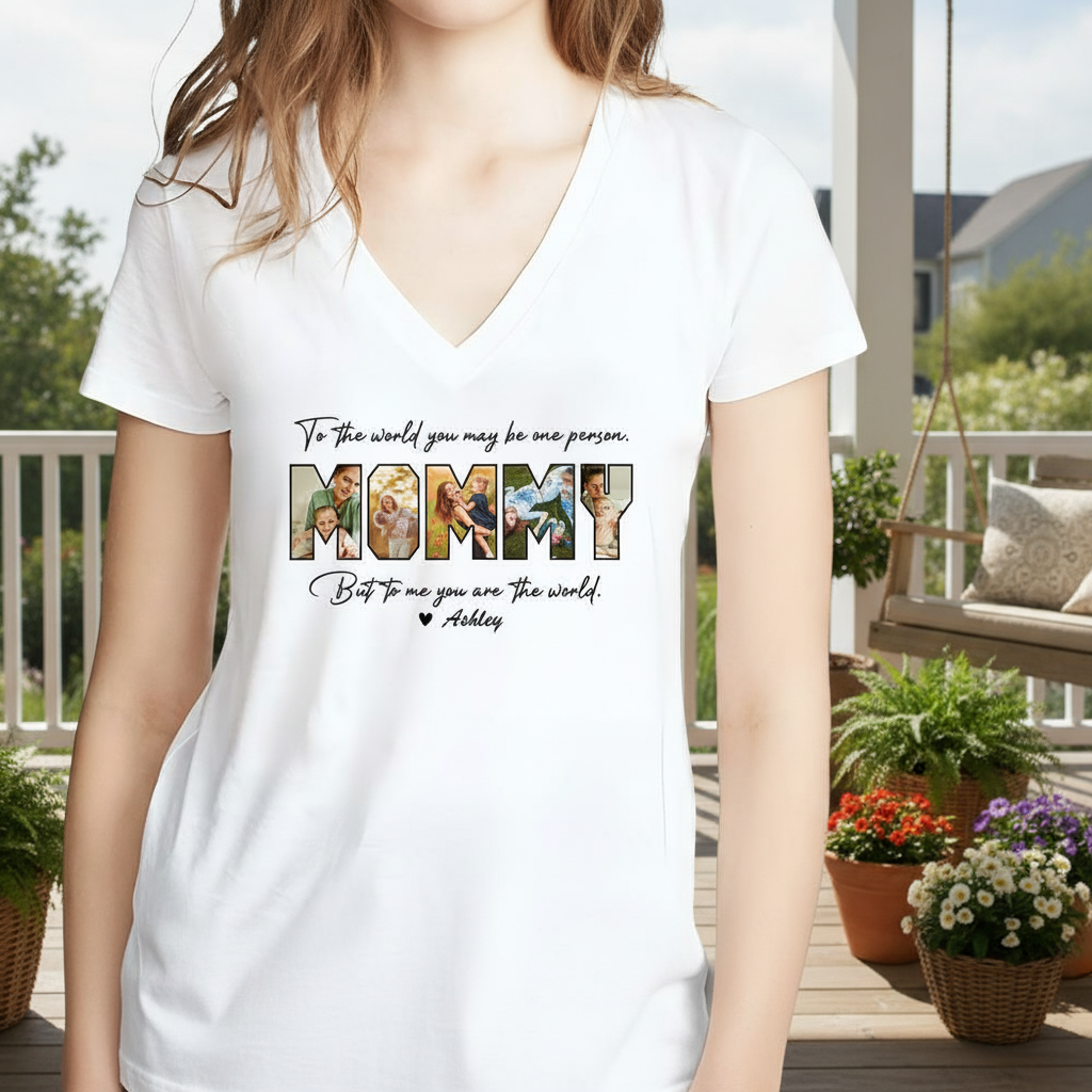 Custom Me You Are World T-Shirt — Gift for Mom 7GPFY
