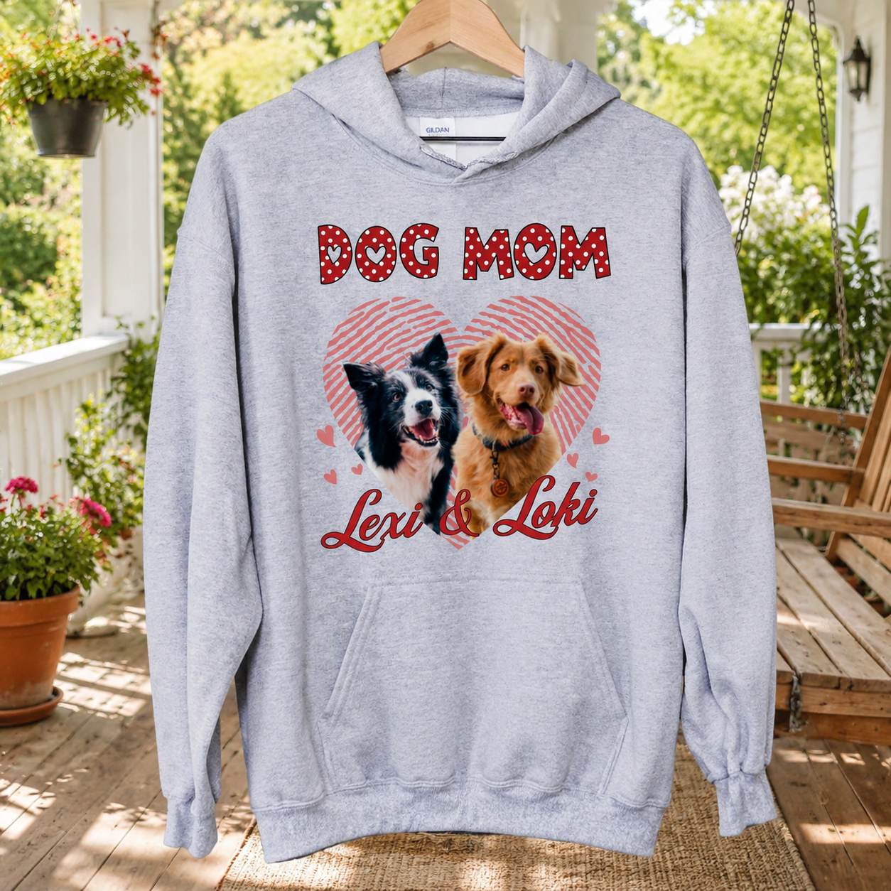 Custom Dog Mom Cat C550v3 T-Shirt — Gift for Mom BV6GA