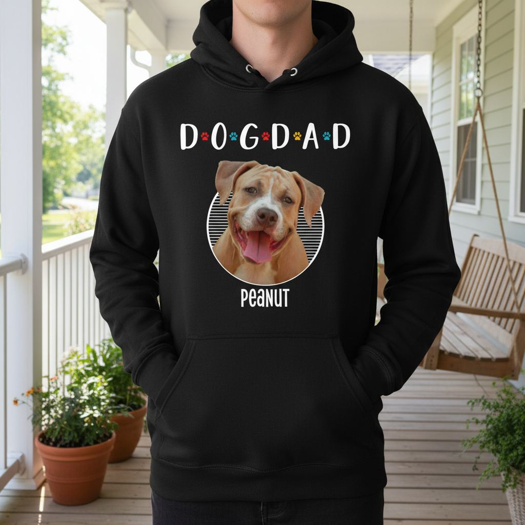 Custom Dog Dad Mom H487 T-Shirt — Gift for Dad 3T7SS