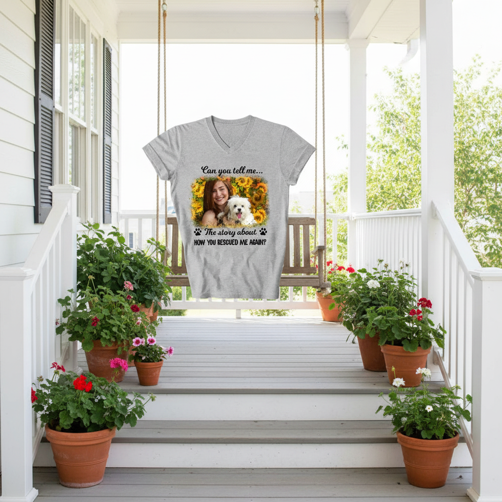 Custom Ut98 Dog Rescuedog T-Shirt — Gift for Dog Lovers PAHRK