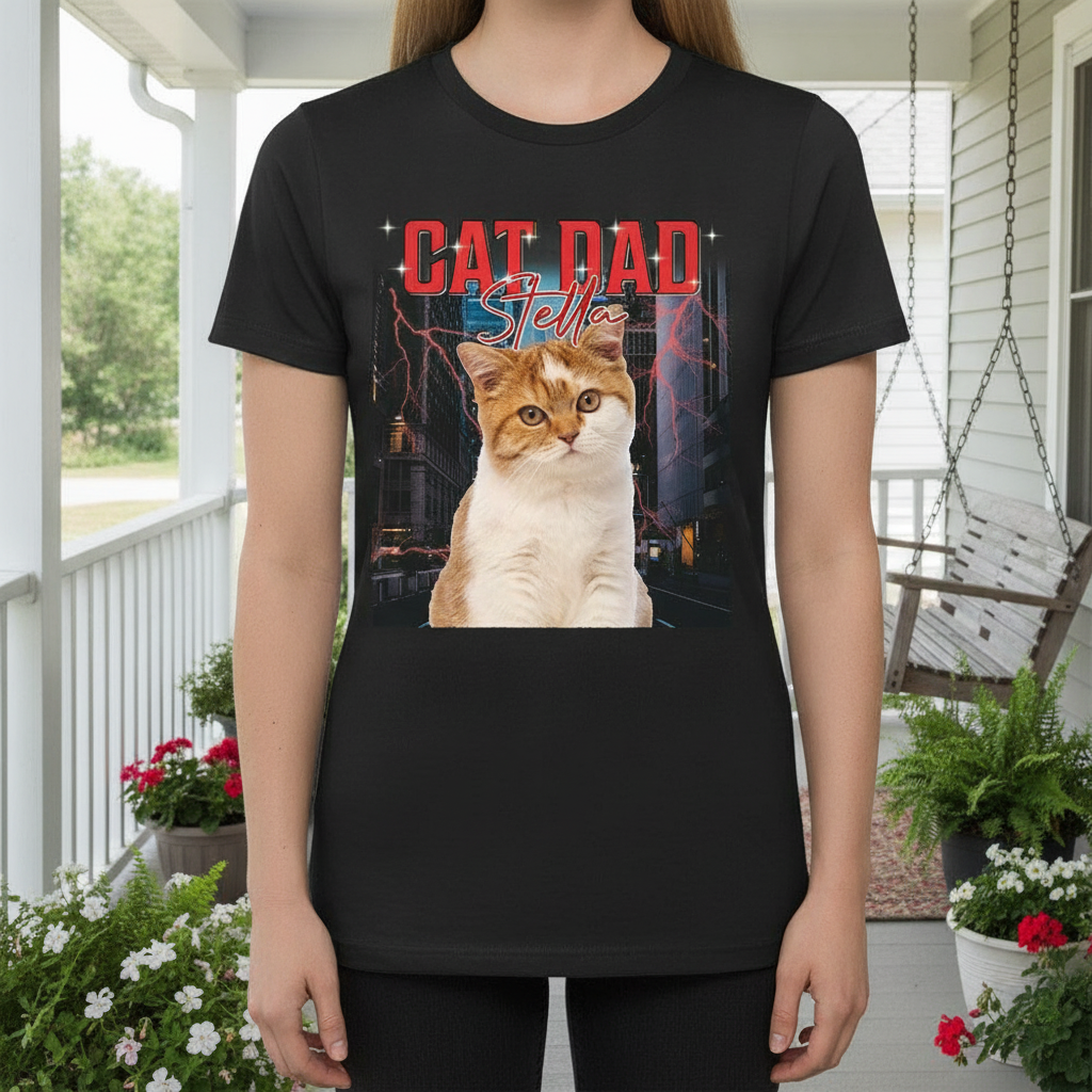 Custom Cat Lover T-Shirt — Gift for Cat Lovers FKTEU