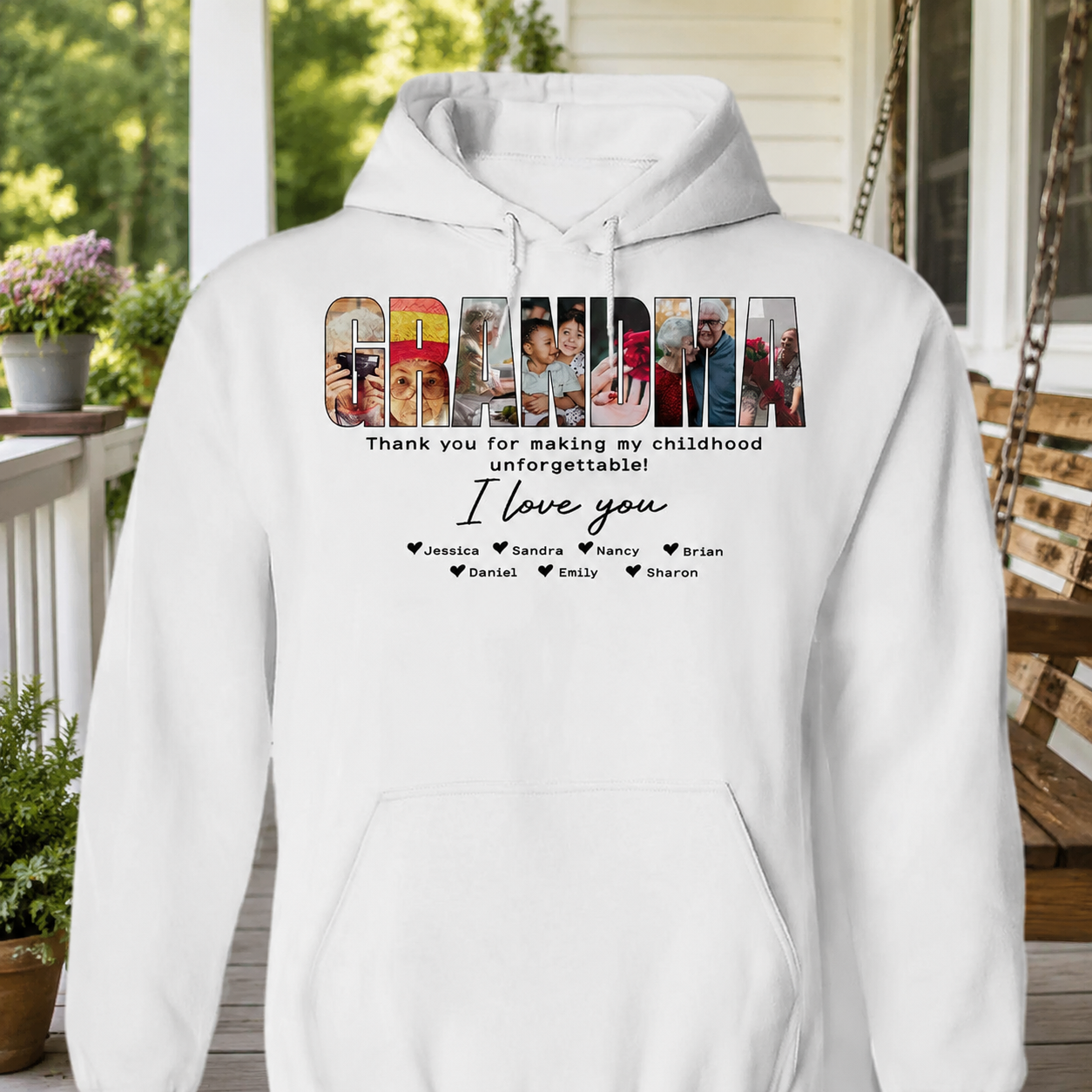 Custom Grandma From Grandkids Bright T-Shirt — Gift for Mom FUNRD