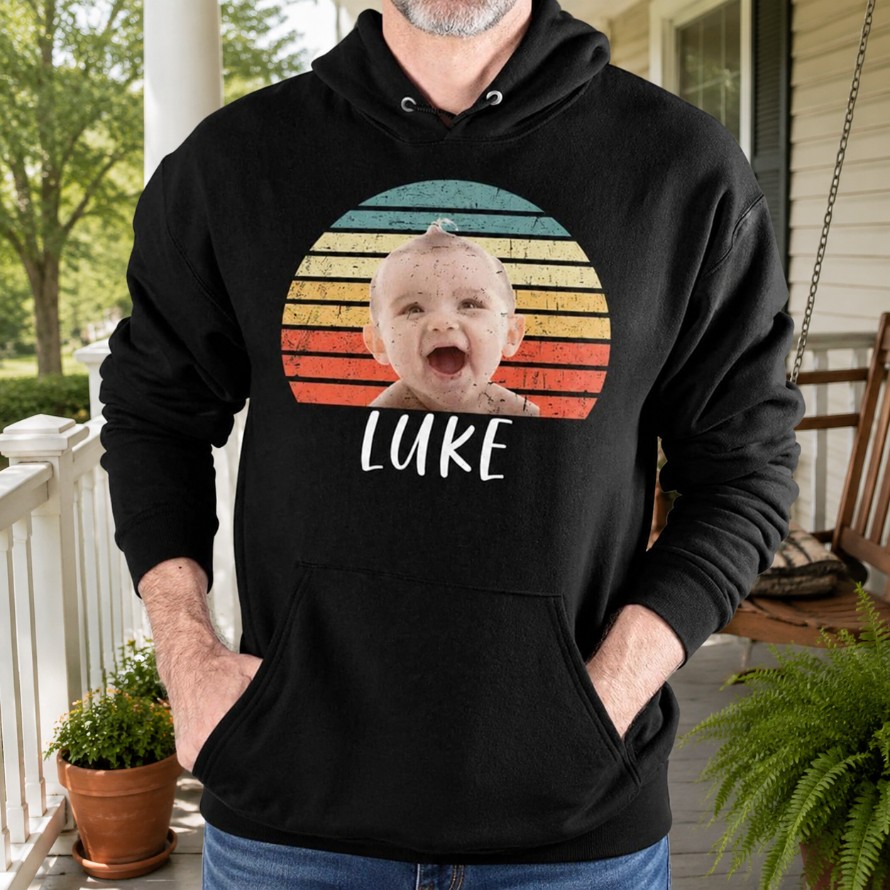 Custom Vintage Retro Face T-Shirt — Custom Gift VCCRQ