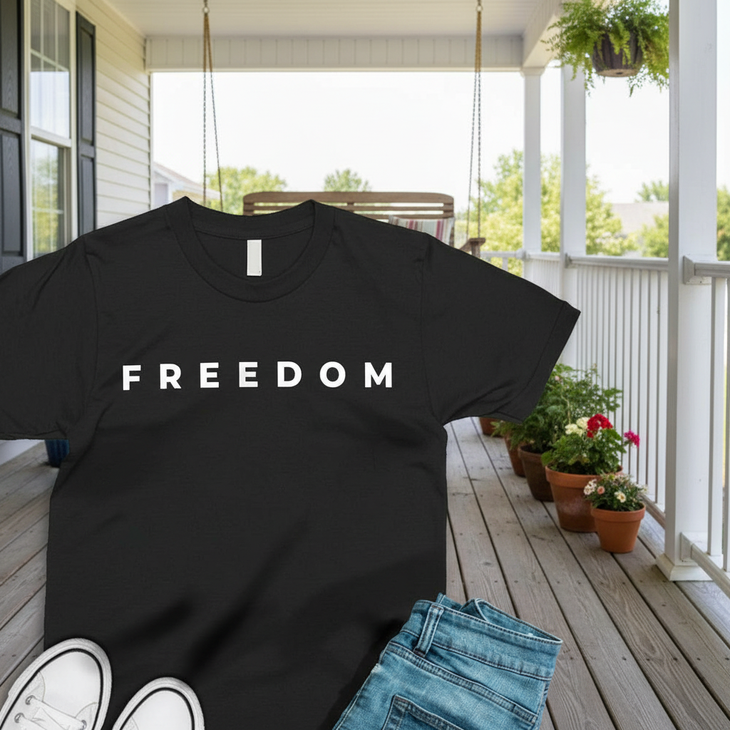 Custom Mha Charlie Kirk Freedom T-Shirt — Custom Gift EB8M3