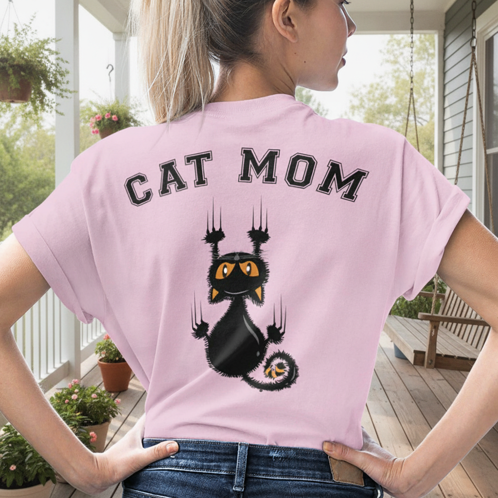 Custom Cat Dad Mom Bright T-Shirt — Gift for Dad 3538Y